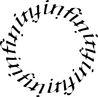 infinity tattoo. ambigram, infinity, tattoo